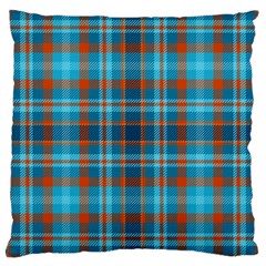 Tartan Scotland Seamless Plaid Pattern Vintage Check Color Square Geometric Texture Large Cushion Case (two Sides) by Wegoenart