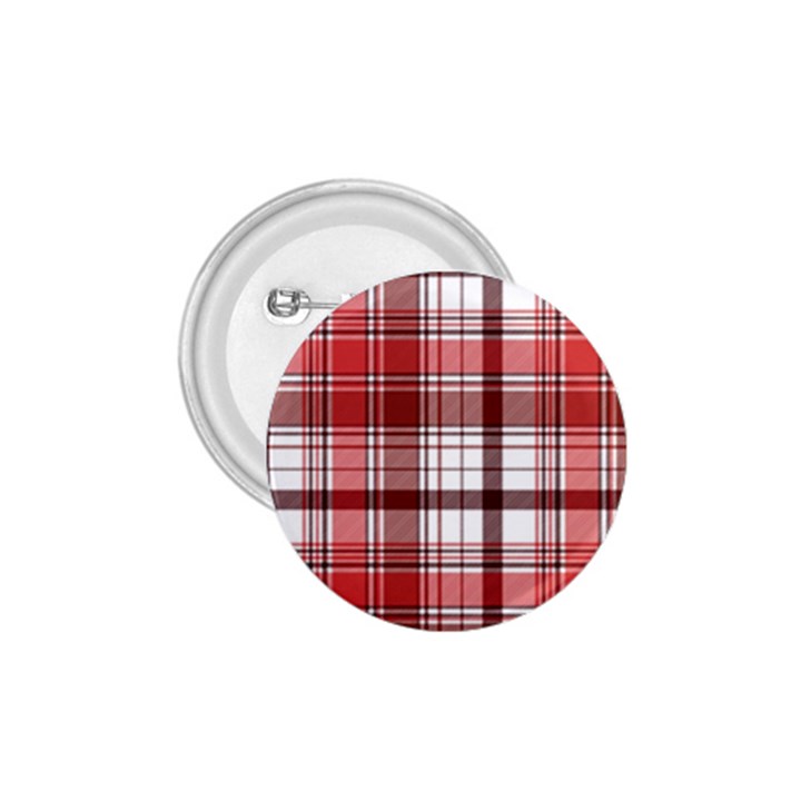 Red Abstract Check Textile Seamless Pattern 1.75  Buttons