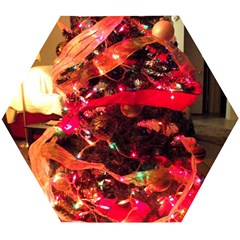 Christmas Tree  1 3 Wooden Puzzle Hexagon by bestdesignintheworld