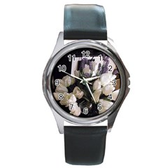 Tulips 1 1 Round Metal Watch by bestdesignintheworld