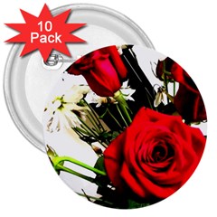 Roses 1 1 3  Buttons (10 Pack)  by bestdesignintheworld