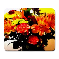 Flowers In A Vase 1 2 Large Mousepads by bestdesignintheworld