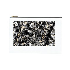 Marble Texture Cosmetic Bag (large)