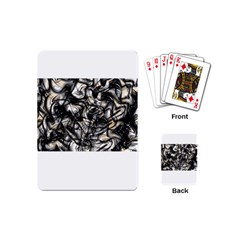 Marble Texture Playing Cards Single Design (mini) by letsbeflawed