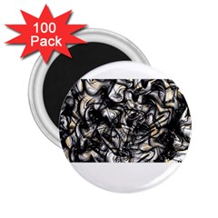 Marble Texture 2 25  Magnets (100 Pack)  by letsbeflawed