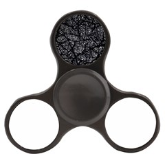 Black And White Dark Abstract Texture Print Finger Spinner by dflcprintsclothing