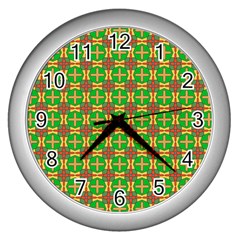 Yasawa Wall Clock (silver) by deformigo