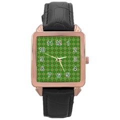 Ansendonia Rose Gold Leather Watch  by deformigo