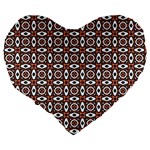 Castara Large 19  Premium Heart Shape Cushions Back