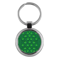 Smiling Happy Ones In The Fauna Key Chain (round) by pepitasart