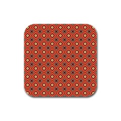 Kadomo Rubber Square Coaster (4 Pack)  by deformigo