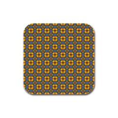 Arismendi Rubber Square Coaster (4 Pack)  by deformigo