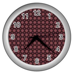 Chocolour Wall Clock (silver) by deformigo