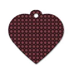 Chocolour Dog Tag Heart (two Sides)