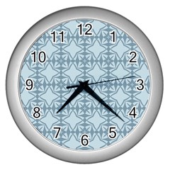 Deryneia Wall Clock (silver) by deformigo