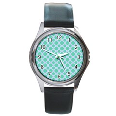 Gustavia Round Metal Watch
