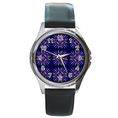 Papiamento Round Metal Watch by deformigo