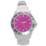 Paomia Round Plastic Sport Watch (L) Front