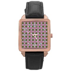 Campitello Rose Gold Leather Watch  by deformigo