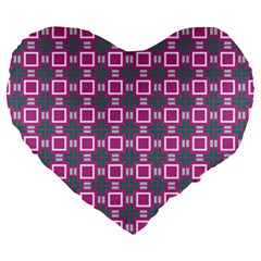 Elista Large 19  Premium Heart Shape Cushions