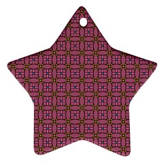 Wisteria Star Ornament (two Sides) by deformigo