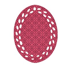Lantana Oval Filigree Ornament (two Sides) by deformigo