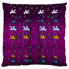 Birds In Freedom And Peace Standard Flano Cushion Case (two Sides) by pepitasart