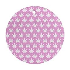 Kawaii Cannabis  Ornament (round)