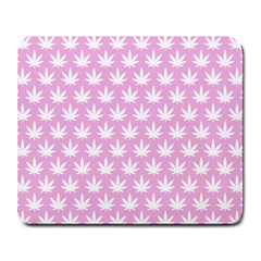 Kawaii Cannabis  Large Mousepads