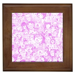 Pink Hentai  Framed Tile