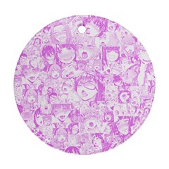 Pink Hentai  Ornament (Round)