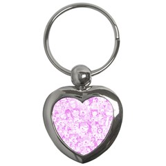 Pink Hentai  Key Chain (heart) by thethiiird