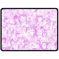 Pink Hentai  Fleece Blanket (Large) 