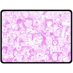 Pink Hentai  Double Sided Fleece Blanket (Large)  80 x60  Blanket Front