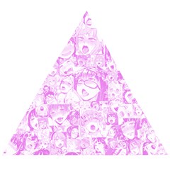 Pink Hentai  Wooden Puzzle Triangle by thethiiird