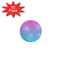 Pastel Goth Galaxy  1  Mini Buttons (10 pack) 