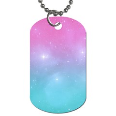 Pastel Goth Galaxy  Dog Tag (one Side) by thethiiird