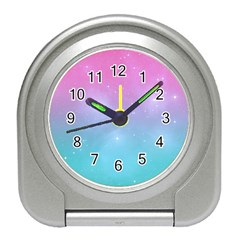 Pastel Goth Galaxy  Travel Alarm Clock