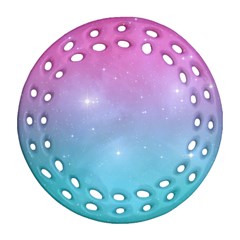Pastel Goth Galaxy  Ornament (round Filigree) by thethiiird