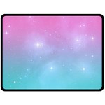 Pastel Goth Galaxy  Double Sided Fleece Blanket (Large)  80 x60  Blanket Back