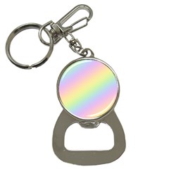 Pastel Goth Rainbow  Bottle Opener Key Chain by thethiiird