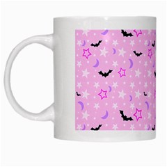 Spooky Pastel Goth  White Mugs by thethiiird