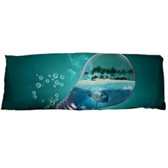 Awesome Light Bulb With Tropical Island Body Pillow Case (dakimakura) by FantasyWorld7