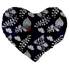 Vivitry Large 19  Premium Heart Shape Cushions by mccallacoulture