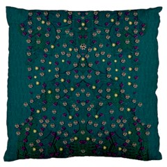 Reef Filled Of Love And Respect With  Fauna Ornate Standard Flano Cushion Case (one Side) by pepitasart