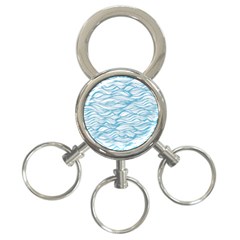 Abstract 3-ring Key Chain by homeOFstyles