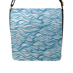 Abstract Flap Closure Messenger Bag (l)