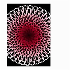 Gradient Spirograph Small Garden Flag (two Sides) by JayneandApollo