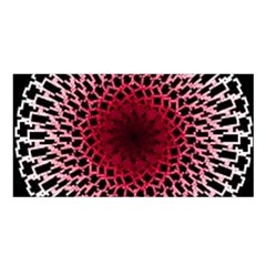 Gradient Spirograph Satin Shawl