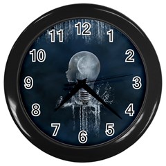 Awesome Light Bulb Wall Clock (black) by FantasyWorld7